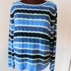 Talbots Womens Large Chunky Knit Long Sleeve Sweater Size Large